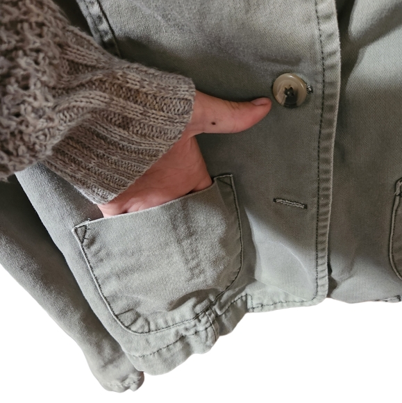 Mossissue Khaki Green Blazer Small - Picture 5 of 5